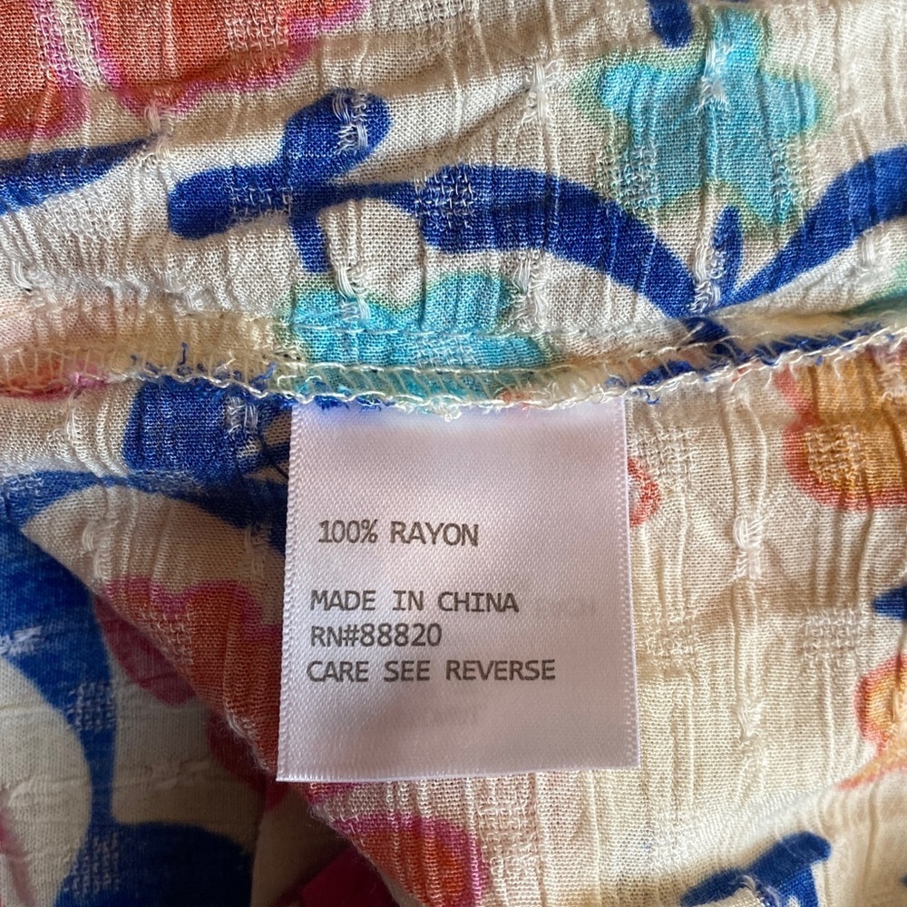 Rachel Roy Floral Off Shoulder Dress with Pink and Blue - Picture 9 of 11